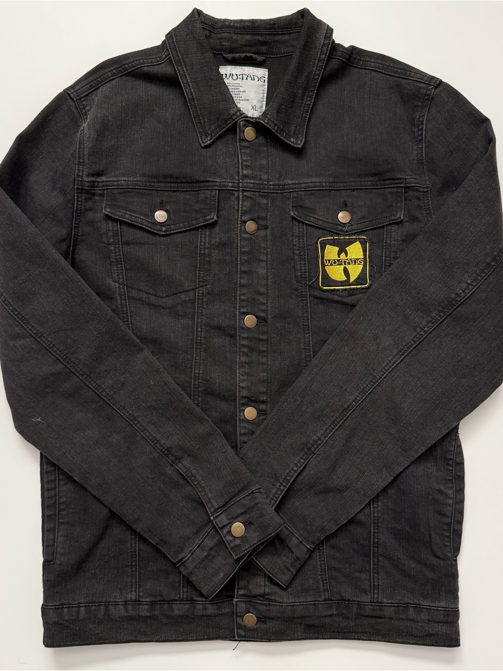 🔴Wu-Tang Denim Jacket Size XL Wu-Tang Forever Rza Gz… - Gem